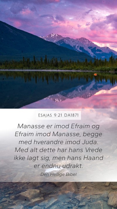 Esajas 9:21 DA1871 Bible Verse Image