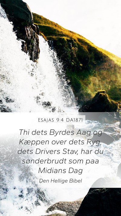 Esajas 9:4 DA1871 Bible Verse Image