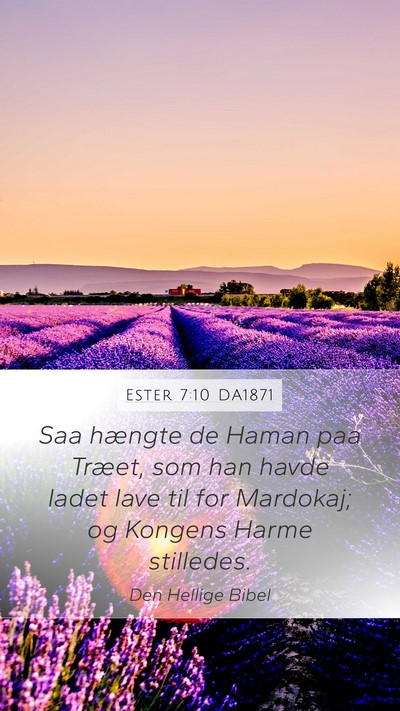 Ester 7:10 DA1871 Bible Verse Image