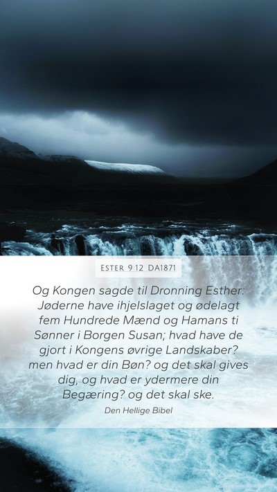 Ester 9:12 DA1871 Bible Verse Image
