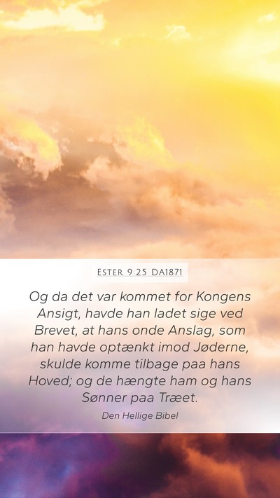 Ester 9:25 DA1871 Bible Verse Image