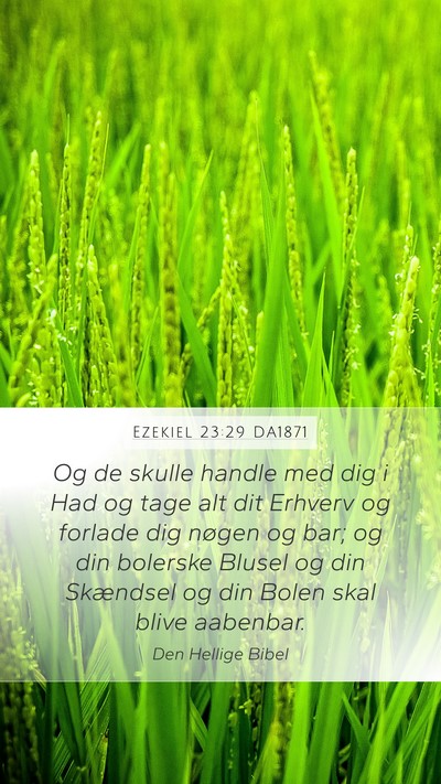 Ezekiel 23:29 DA1871 Bible Verse Image