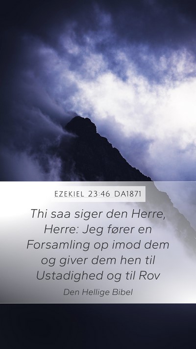 Ezekiel 23:46 DA1871 Bible Verse Image