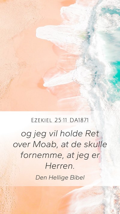 Ezekiel 25:11 DA1871 Bible Verse Image