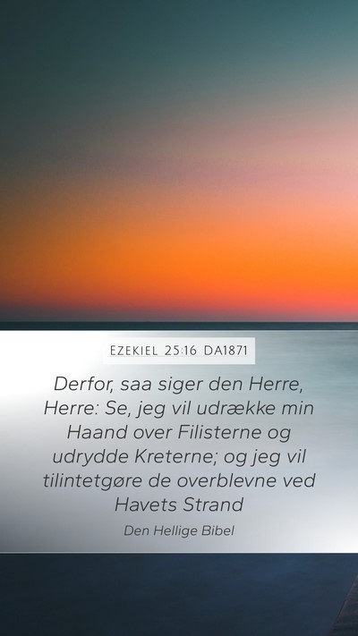 Ezekiel 25:16 DA1871 Bible Verse Image
