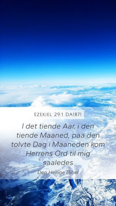 Ezekiel 29:1 DA1871 Bible Verse Image