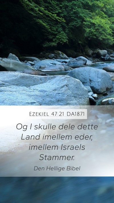 Ezekiel 47:21 DA1871 Bible Verse Image