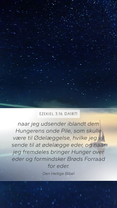 Ezekiel 5:16 DA1871 Bible Verse Image