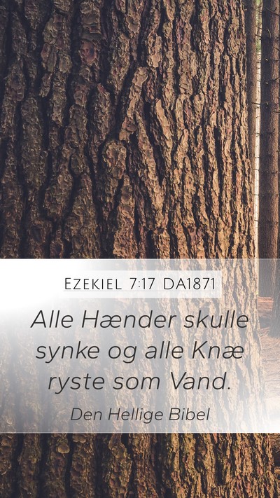 Ezekiel 7:17 DA1871 Bible Verse Image