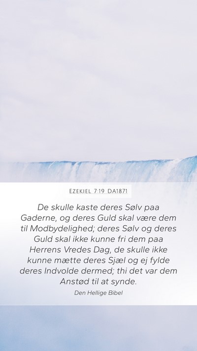 Ezekiel 7:19 DA1871 Bible Verse Image