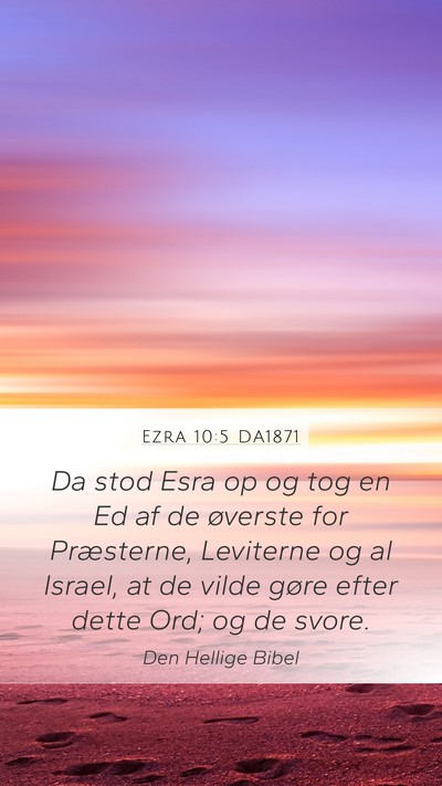 Ezra 10:5 DA1871 Bible Verse Image