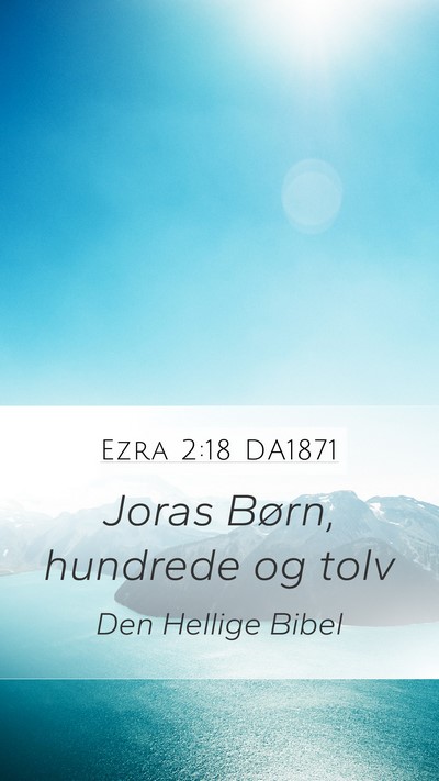 Ezra 2:18 DA1871 Bible Verse Image