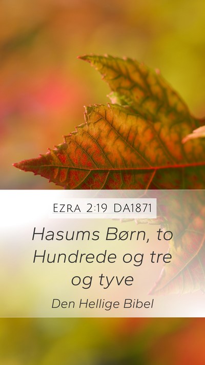 Ezra 2:19 DA1871 Bible Verse Image
