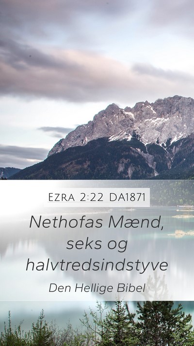 Ezra 2:22 DA1871 Bible Verse Image