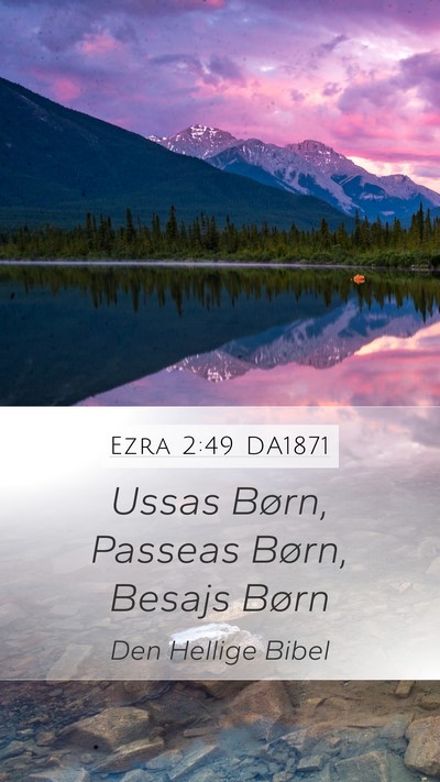 Ezra 2:49 DA1871 Bible Verse Image
