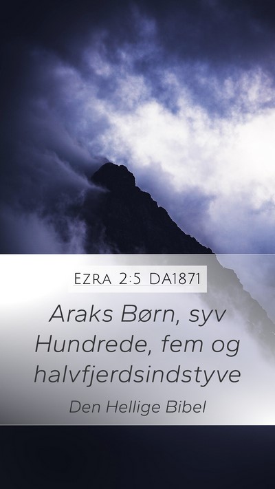 Ezra 2:5 DA1871 Bible Verse Image