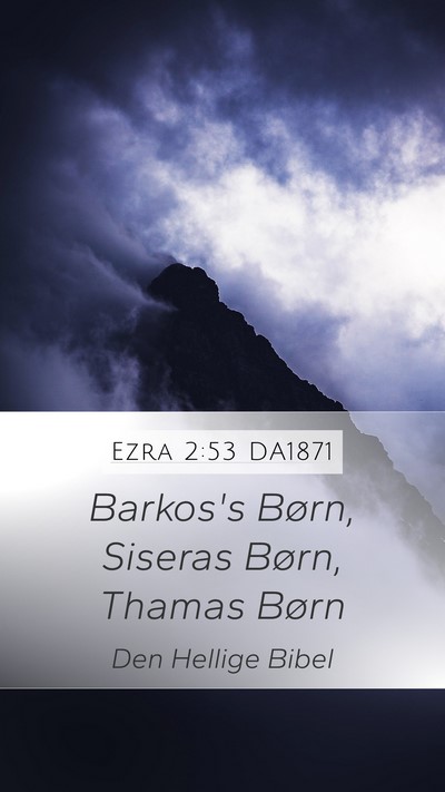 Ezra 2:53 DA1871 Bible Verse Image