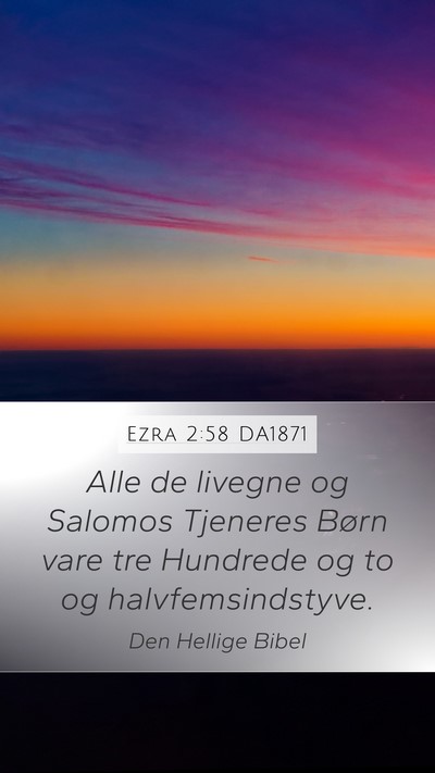 Ezra 2:58 DA1871 Bible Verse Image