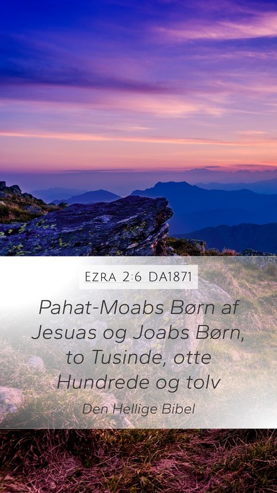 Ezra 2:6 DA1871 Bible Verse Image