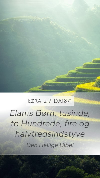 Ezra 2:7 DA1871 Bible Verse Image