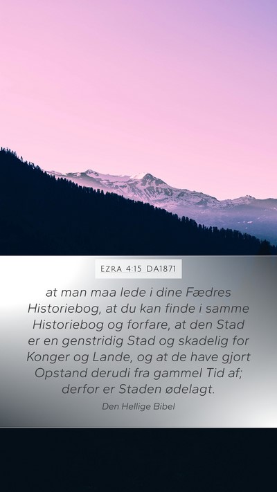 Ezra 4:15 DA1871 Bible Verse Image