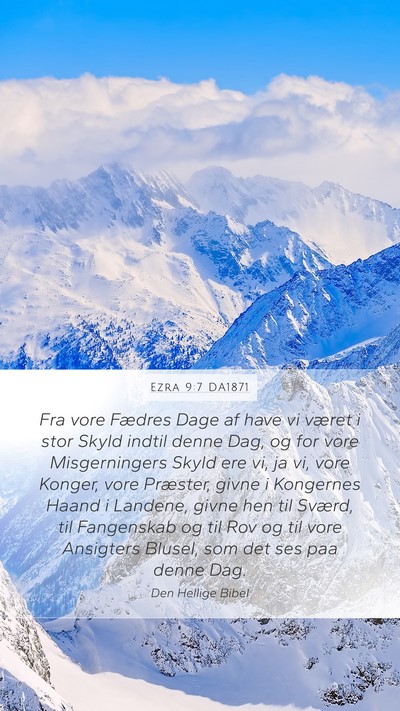 Ezra 9:7 DA1871 Bible Verse Image