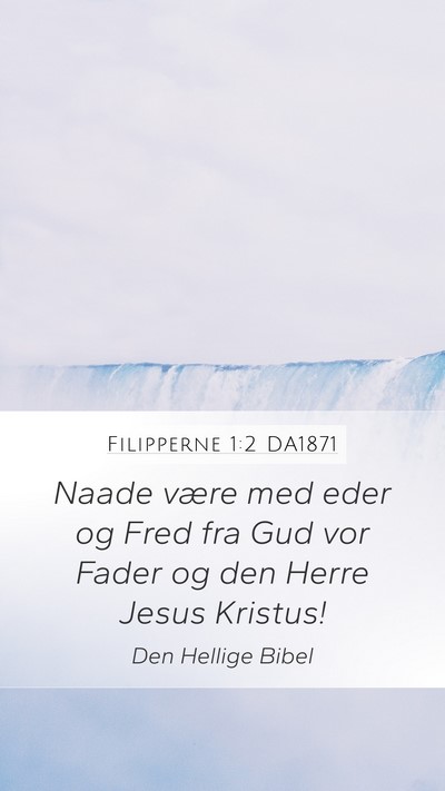 Filipperne 1:2 DA1871 Bible Verse Image