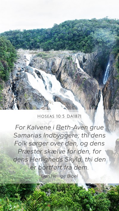 Hoseas 10:5 DA1871 Bible Verse Image