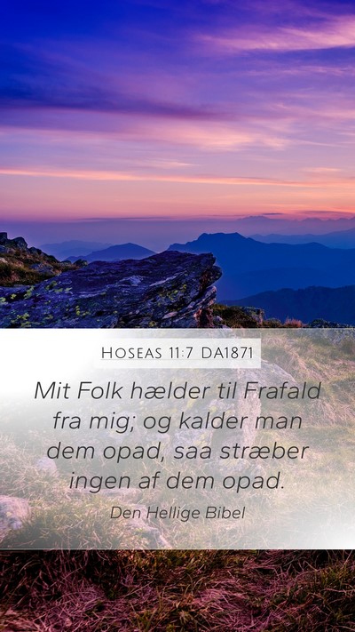 Hoseas 11:7 DA1871 Bible Verse Image