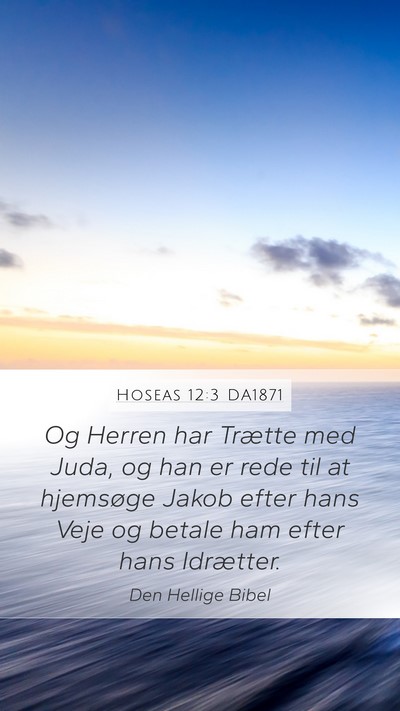 Hoseas 12:3 DA1871 Bible Verse Image