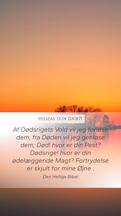 Hoseas 13:14 DA1871 Bible Verse Image