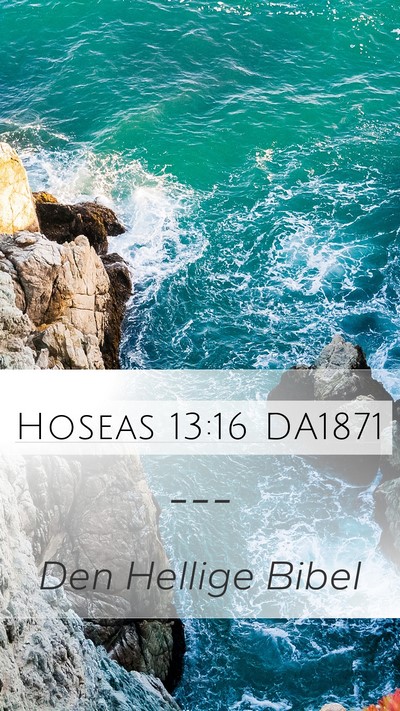 Hoseas 13:16 DA1871 Bible Verse Image