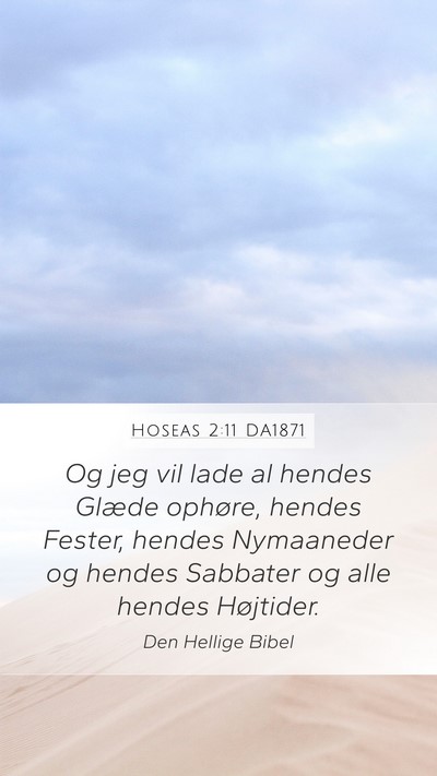 Hoseas 2:11 DA1871 Bible Verse Image