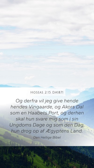 Hoseas 2:15 DA1871 Bible Verse Image