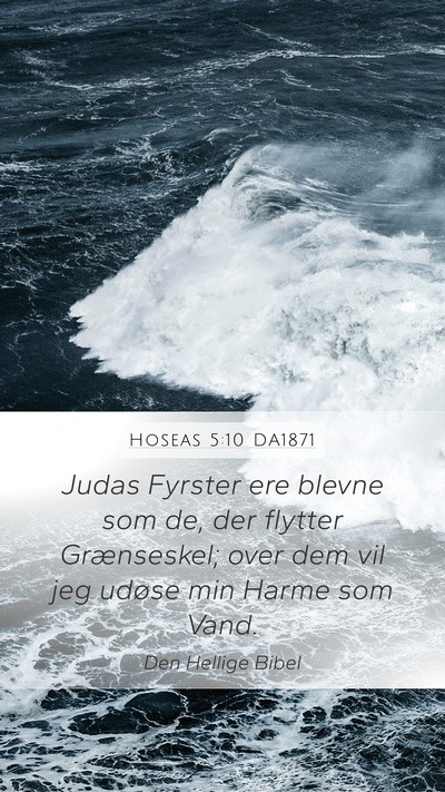 Hoseas 5:10 DA1871 Bible Verse Image