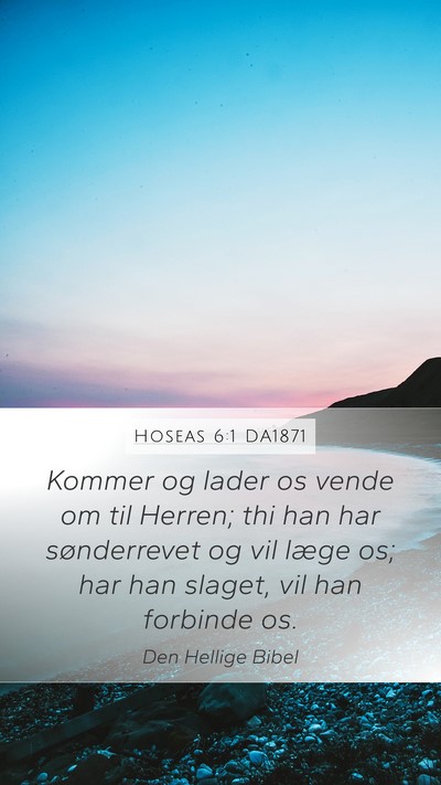 Hoseas 6:1 DA1871 Bible Verse Image