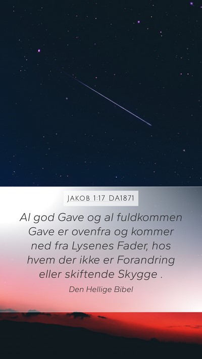 Jakob 1:17 DA1871 Bible Verse Image