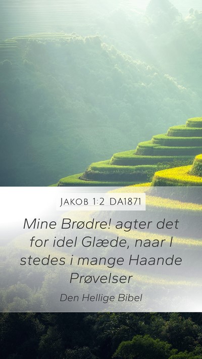 Jakob 1:2 DA1871 Bible Verse Image