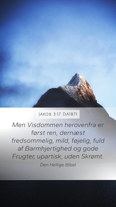 Jakob 3:17 DA1871 Bible Verse Image