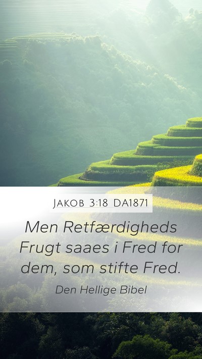 Jakob 3:18 DA1871 Bible Verse Image