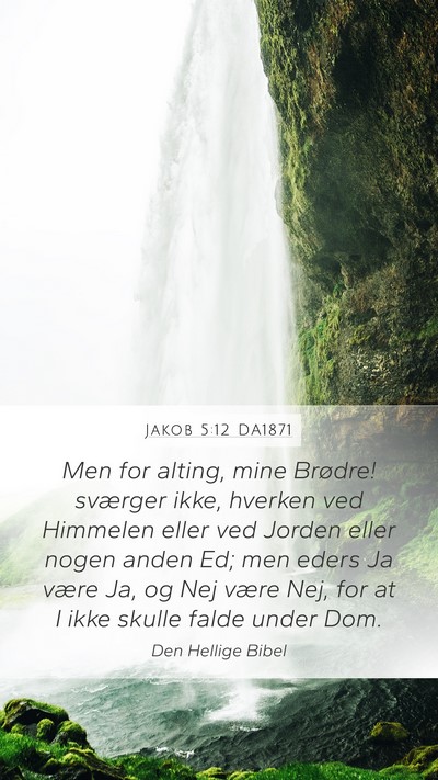 Jakob 5:12 DA1871 Bible Verse Image