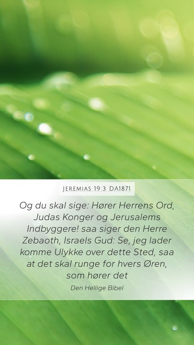 Jeremias 19:3 DA1871 Bible Verse Image