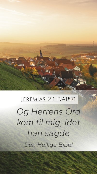 Jeremias 2:1 DA1871 Bible Verse Image