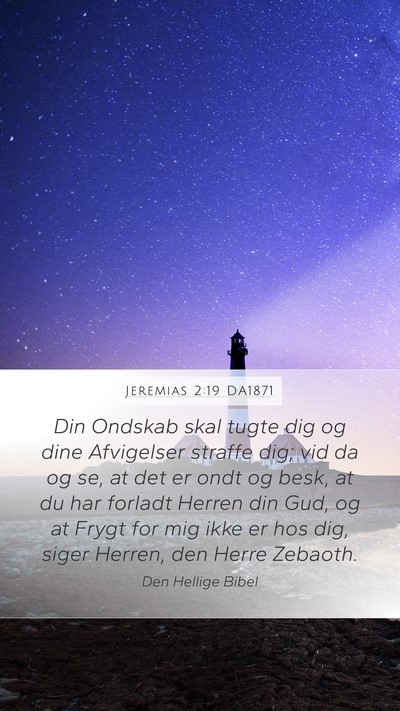 Jeremias 2:19 DA1871 Bible Verse Image