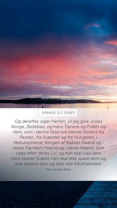 Jeremias 21:7 DA1871 Bible Verse Image