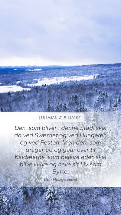 Jeremias 21:9 DA1871 Bible Verse Image