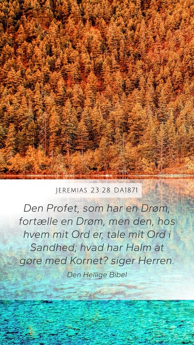 Jeremias 23:28 DA1871 Bible Verse Image