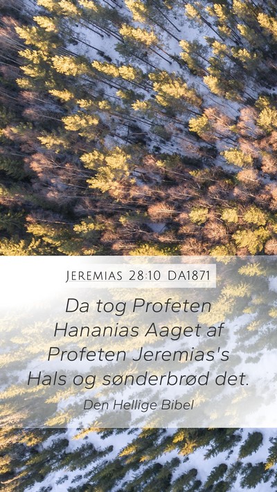 Jeremias 28:10 DA1871 Bible Verse Image