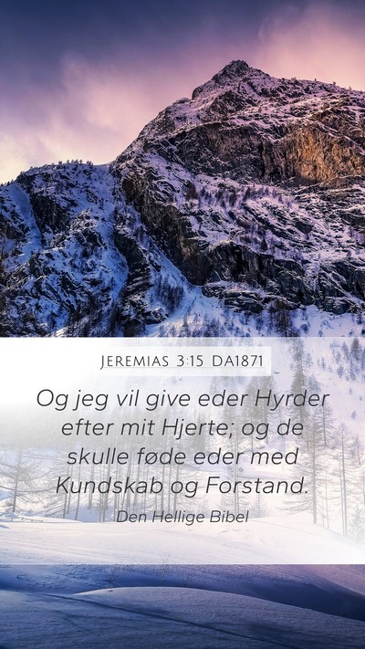 Jeremias 3:15 DA1871 Bible Verse Image