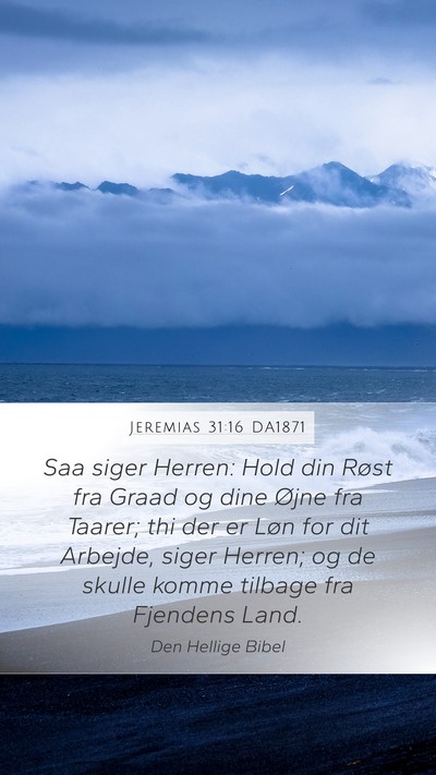 Jeremias 31:16 DA1871 Bible Verse Image